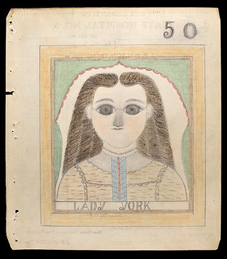 Electric Pencil drawing 50. Text reads "Lady York."