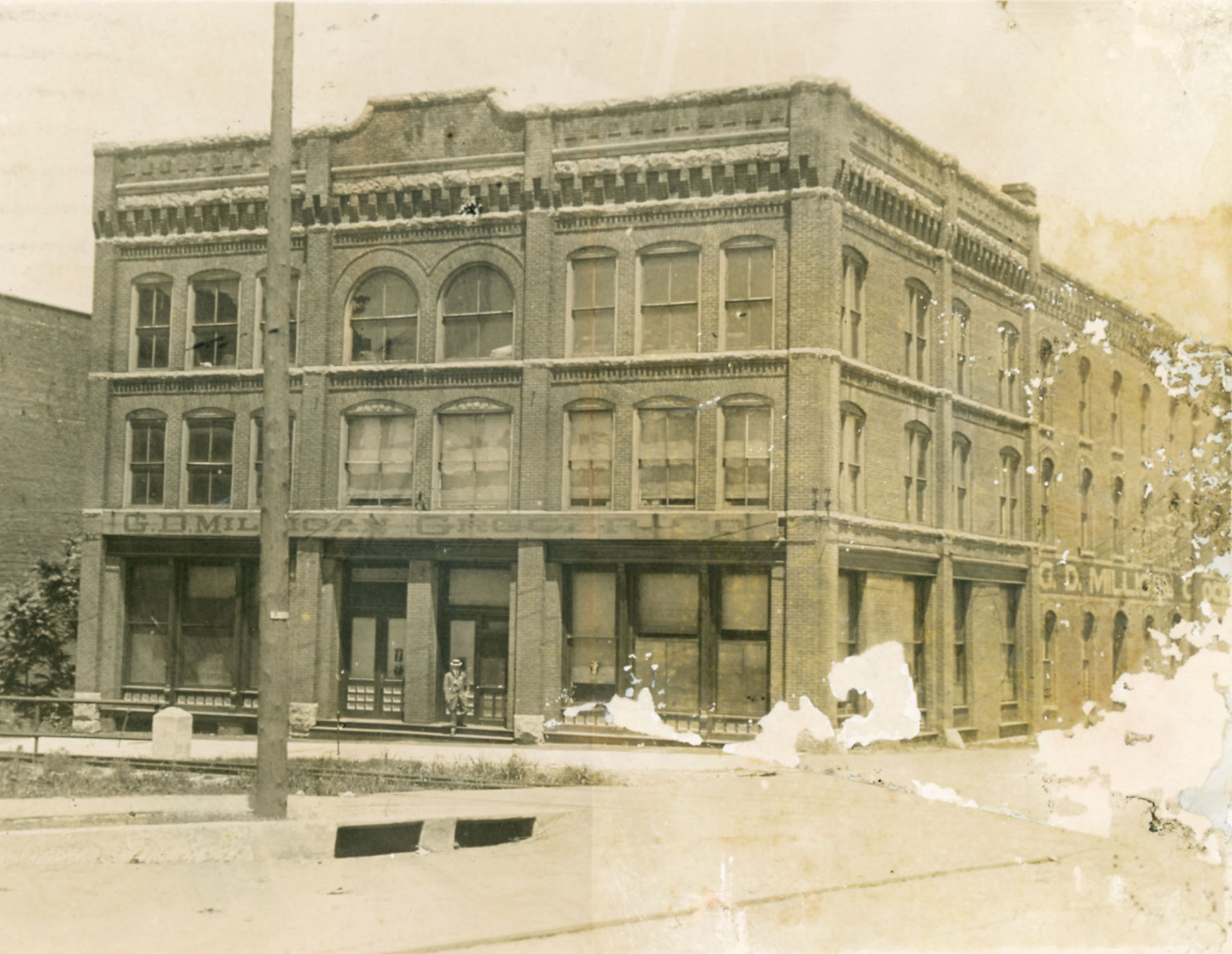 Milligan's Groceries as it appeared in 1909.