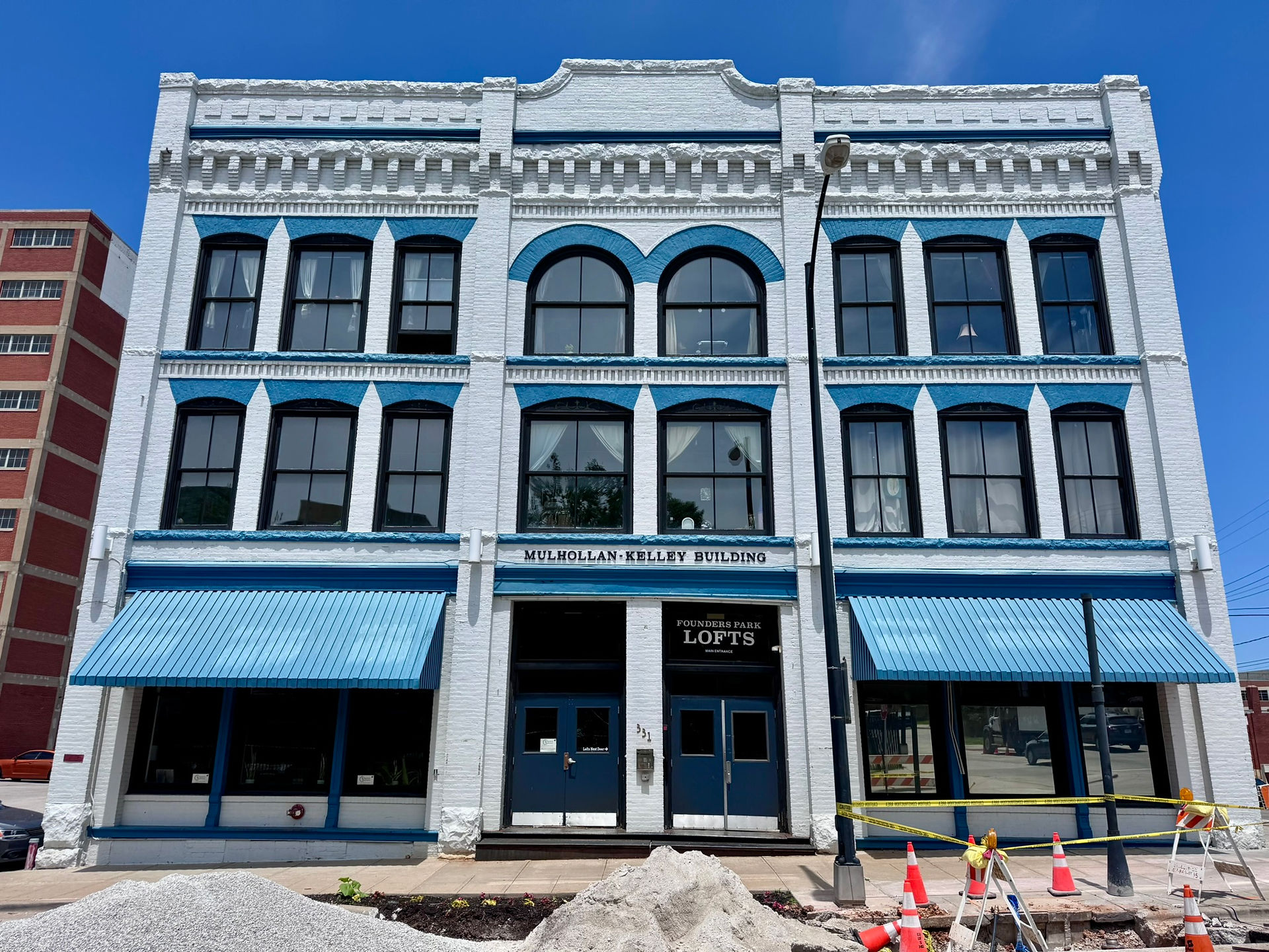 Founders Park Lofts now in the Milligan Groceries building
