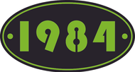 1984 Arcade logo that links to companies website with text: 1984 on top of a black oval