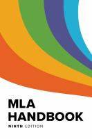 Research Paper Basics: MLA Style